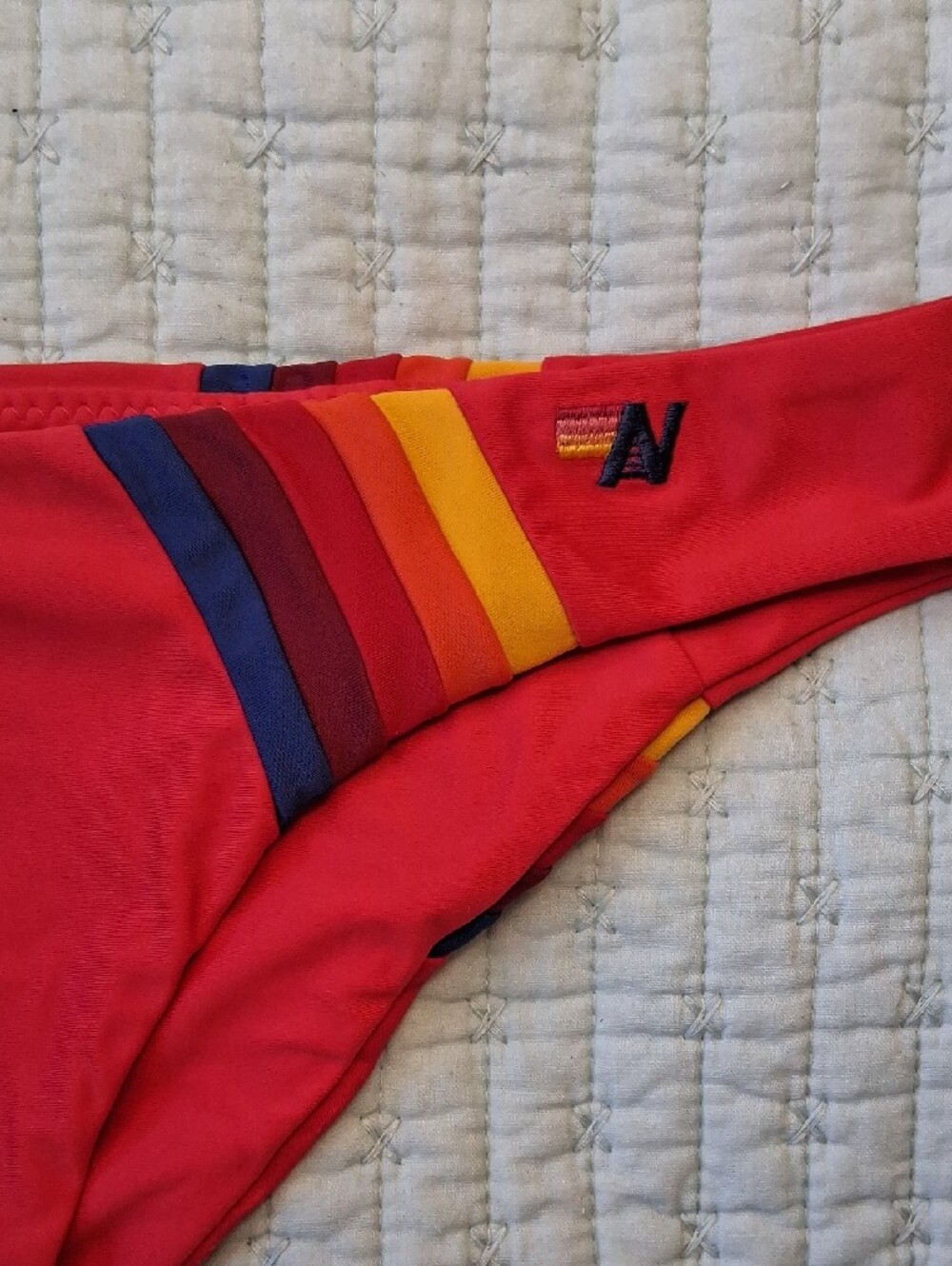 Aviator Nation Red Bikini Bottoms - Picture 2 of 13